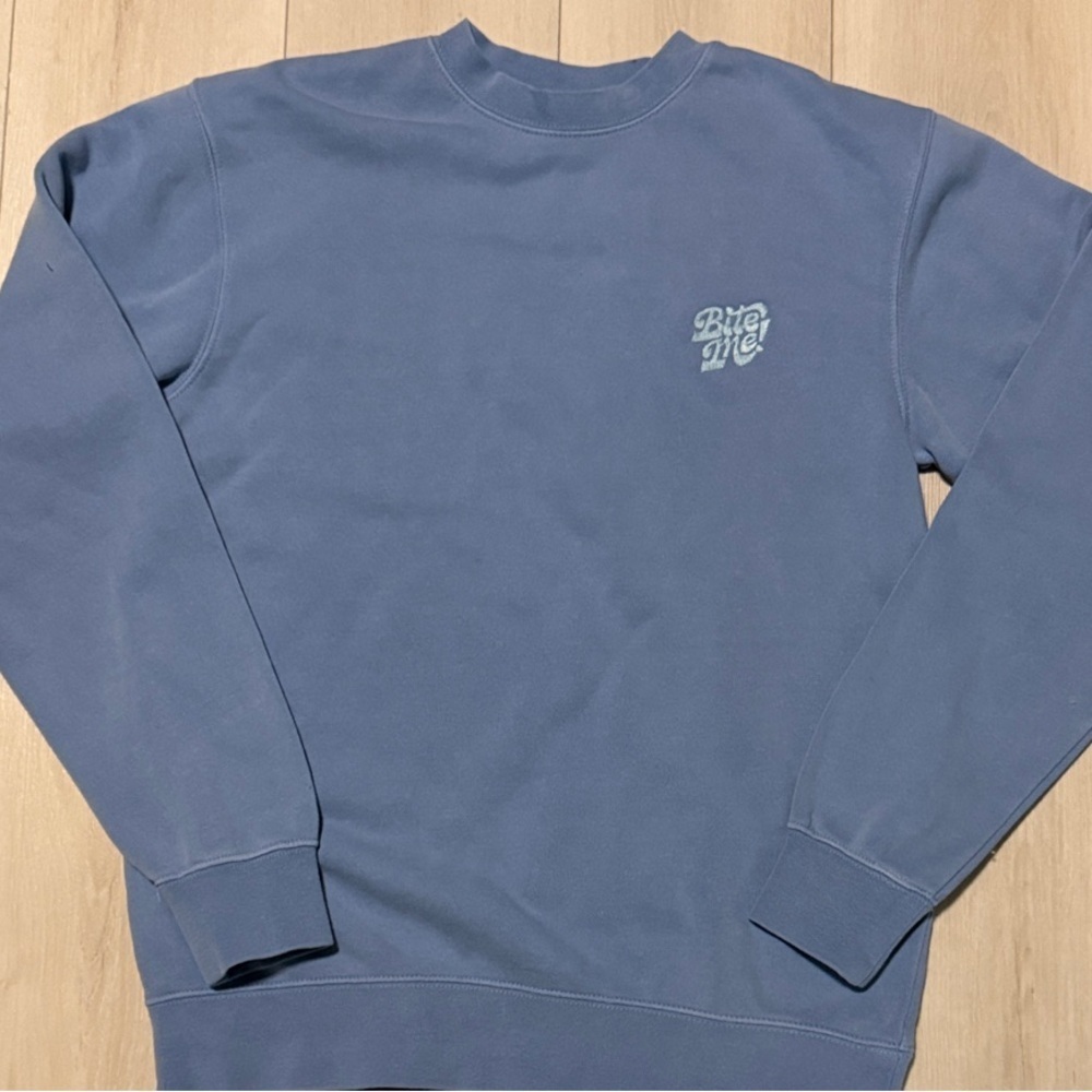 Men's Small Crewneck Blue Sweatshirt. very soft material. Worn Once